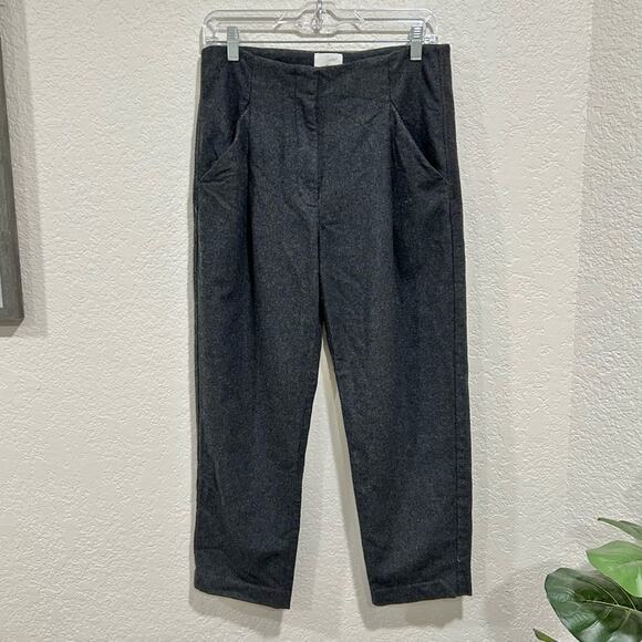 wilfred wool cashmere blend high rise pants womens size 6 - Picture 2 of 11